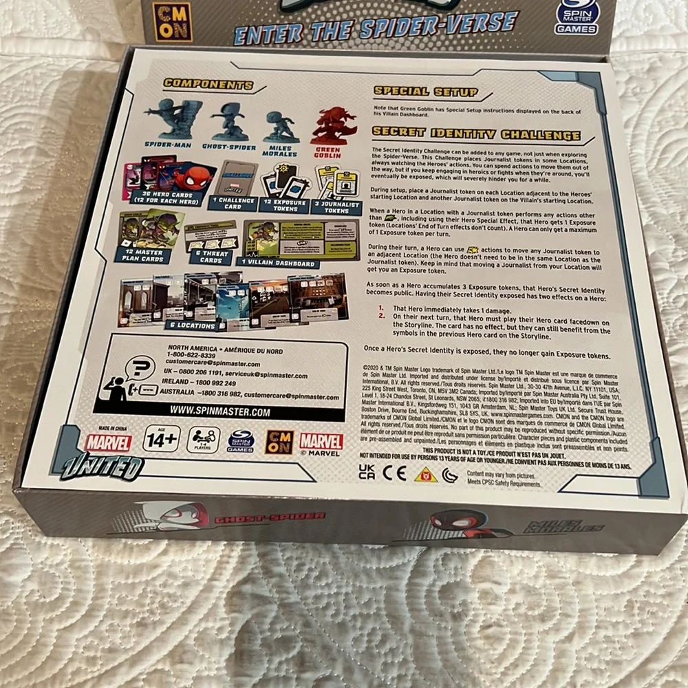 Marvel United,‎ Enter the Spiderverse Superhero Card Strategy Board Game